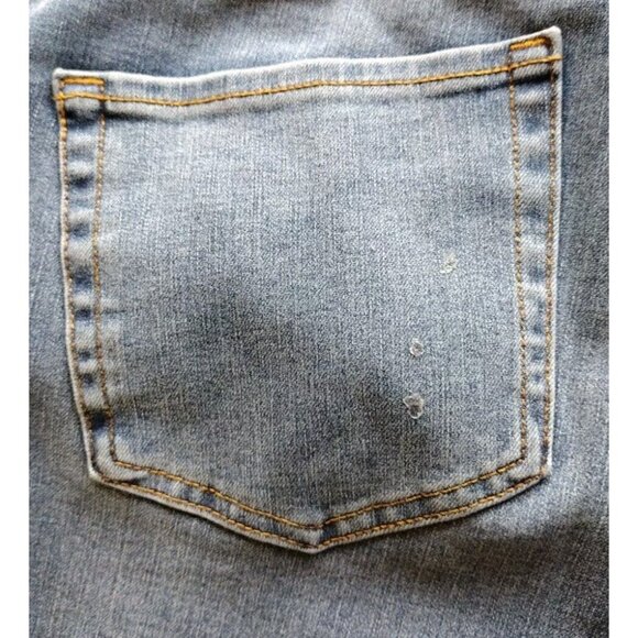 Time And Tru Jeans 20 High Rise Curvy Stretch Straight Casual - Picture 15 of 16